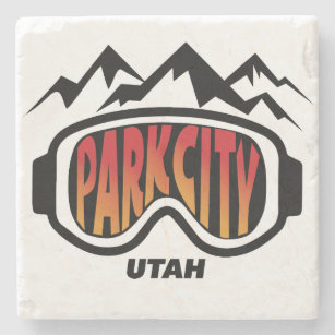 Park City Utah Collectable Marble Coaster