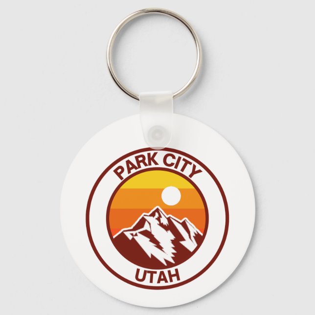PARK CITY UTAH KEYCHAIN (Front)