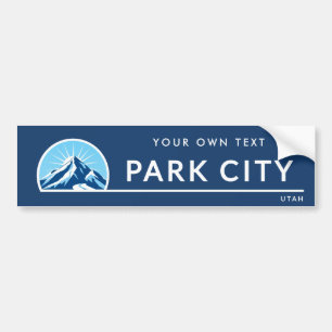 Park City Utah mountain ski resort Bumper Sticker