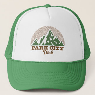 Park City Utah Mountain Trucker Hat