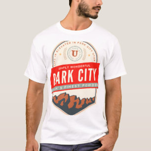 PARK CITY UTAH MOUNTAINS SKIING SKI SNOWBOARD � Sp T-Shirt