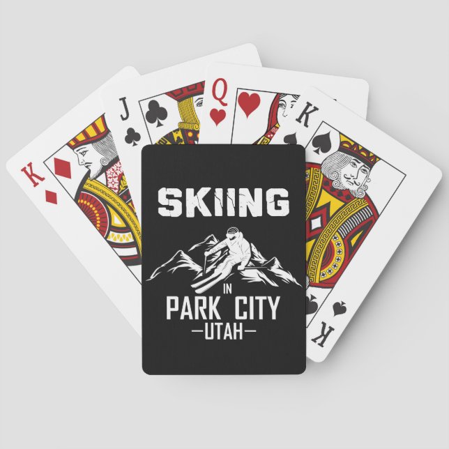 Park city Utah Playing Cards (Back)