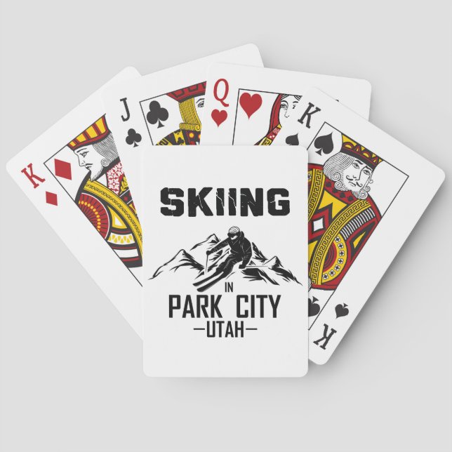 Park city Utah Playing Cards (Back)