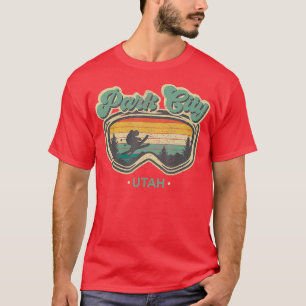 Park City Utah Retro Ski Resort Vintage Skiing Vac T-Shirt