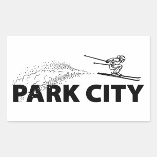Park City Utah Ski Jumper Sticker