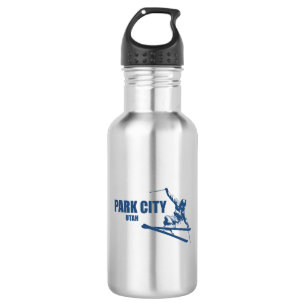 Park City Utah Skier 532 Ml Water Bottle