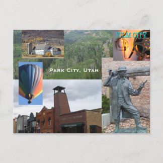 Park City Utah Souvenier Postcard