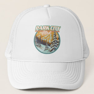 Park City Utah Travel Logo Trucker Hat