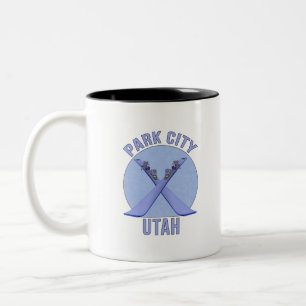 Park City, Utah Two-Tone Coffee Mug