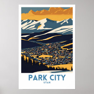 Park City Utah Vintage Poster