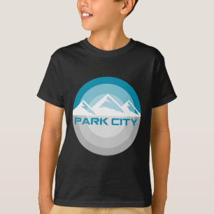 Park City Utah Vintage Retro Snowboarding Skiing T T-Shirt
