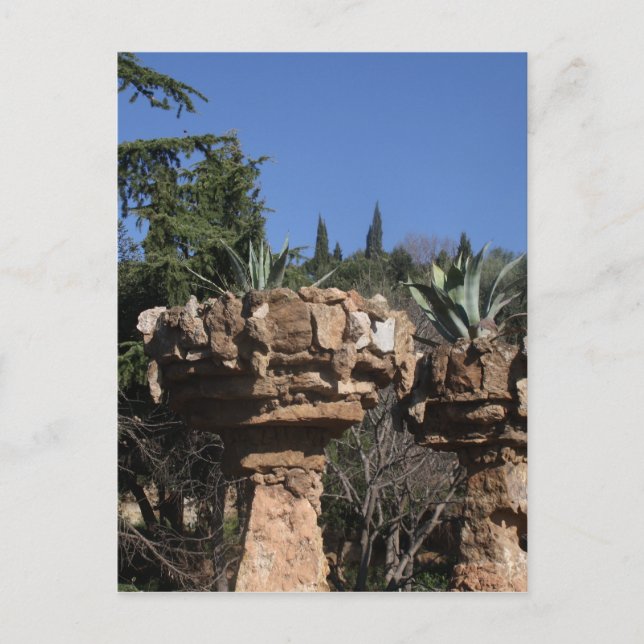 Park Güell, Barcelona Postcard (Front)