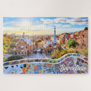 Park Guell, Barcelona, Spain Jigsaw Puzzle