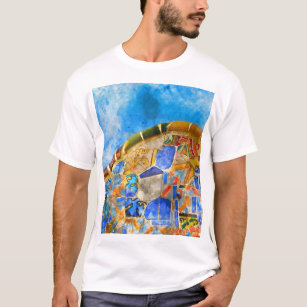Park Guell in Barcelona Spain T-Shirt