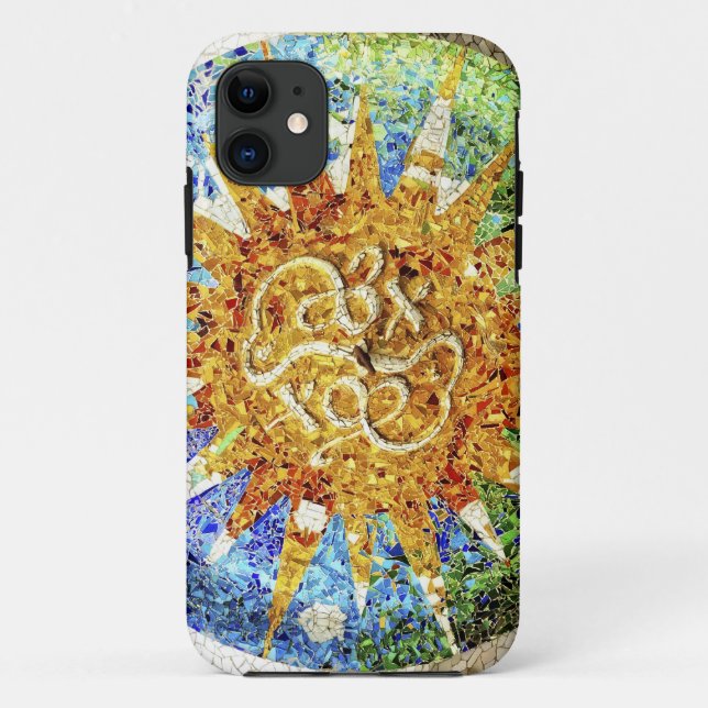 Park Guell mosaics Case-Mate iPhone Case (Back)