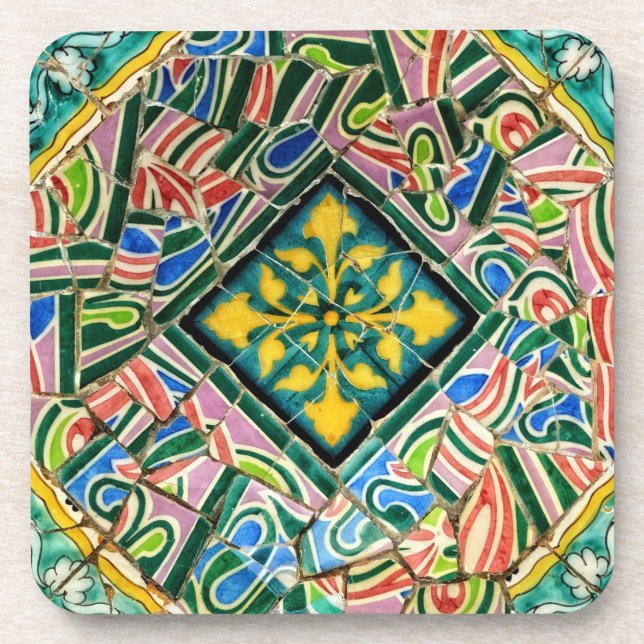 Park Guell mosaics Coaster (Front)