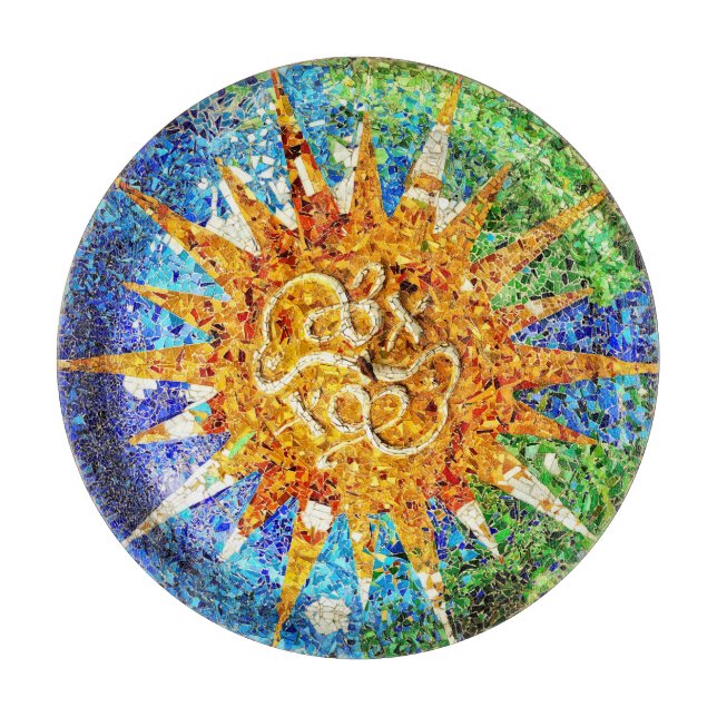 Park Guell mosaics Cutting Board (Front)