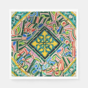 Park Guell mosaics Napkin