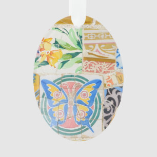 Park Guell mosaics Ornament