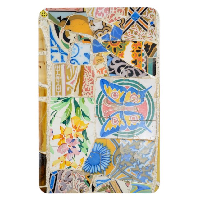 Park Guell mosaics Premium Magnet (Vertical)