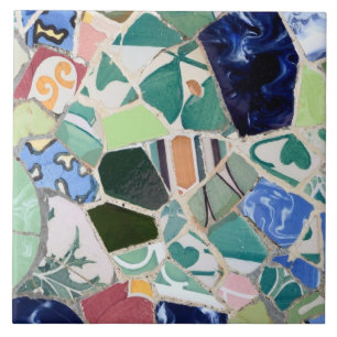 Park Guell mosaics tile