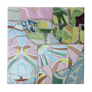 Park Guell mosaics tile
