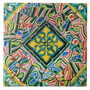 Park Guell mosaics Tile
