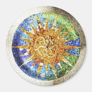 Park Guell mosaïques Magnet