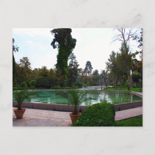 Park in Tehran Postcard