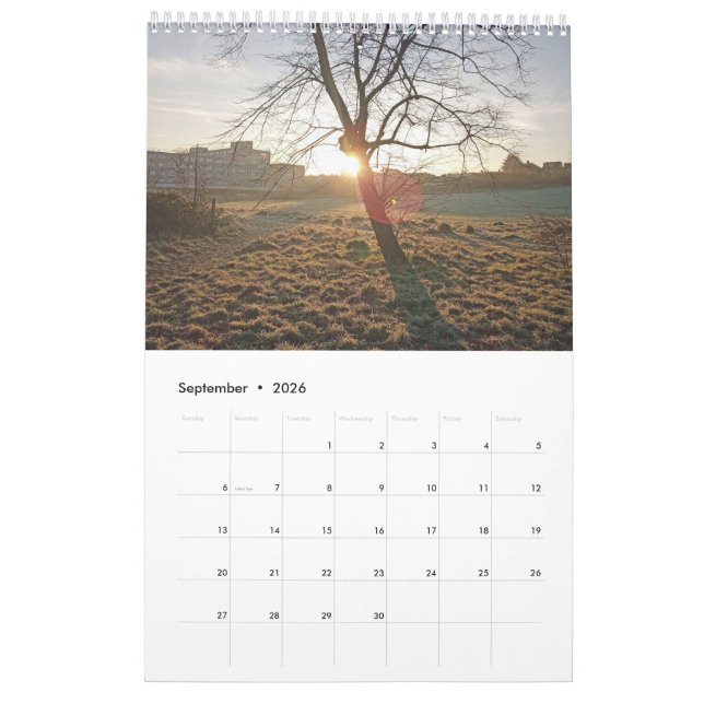 PARK LIFE CALENDER CALENDAR (Sep 2026)