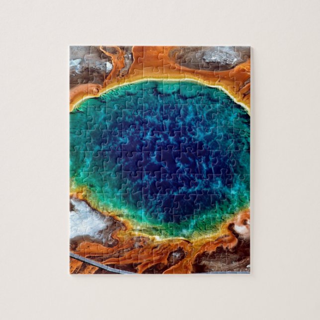 Park Midway Geyser Grand Yellowstone Wyoming Jigsaw Puzzle (Vertical)