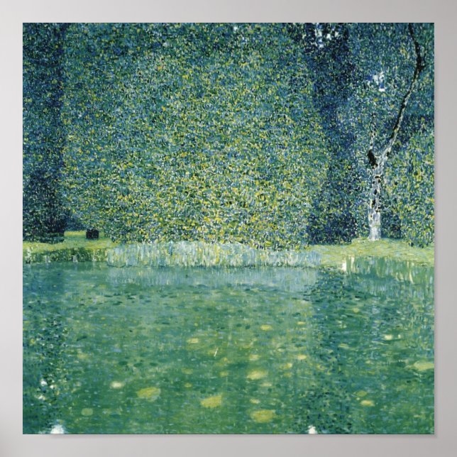 Park of Schloss Kammer — Gustav Klimt (1910) Poster (Front)