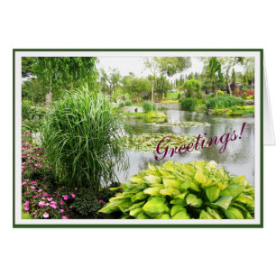 Park Photo Beautiful Hosta customizable Frame