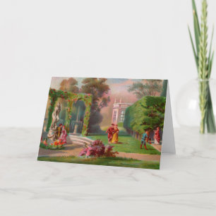Park Promenade Greeting Card