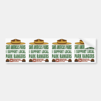 park ranger bumper_sticker_x4 bumper sticker