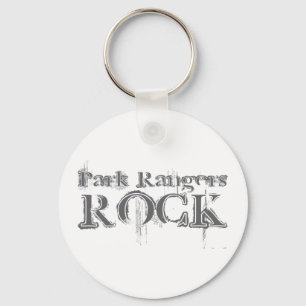 Park Rangers Rock Keychain