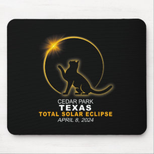 Park Total Solar Eclipse Apr 8 2024 Mouse Pad