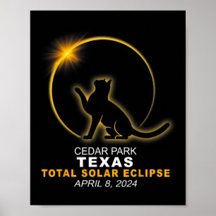 Park Total Solar Eclipse Apr 8 2024  Poster