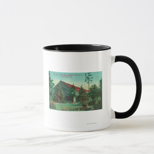 Park View of SP RR Arcade Depot Mug (Right)