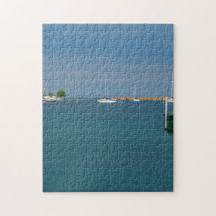 Parked At Mackinac Harbour Jigsaw Puzzle