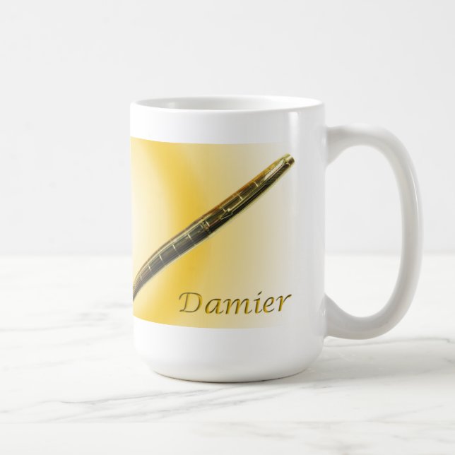 Parker 75 Damier Fountain Pen Collector's Mug (Right)