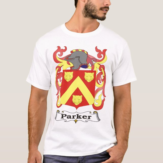 Parker Family Coat of Arms T-shirt (Front)