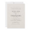 Parker Formal Portrait Wedding Invitation