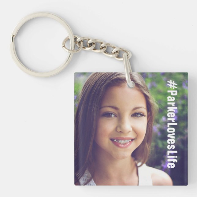 Parker Loves Life Key Chain (Front)