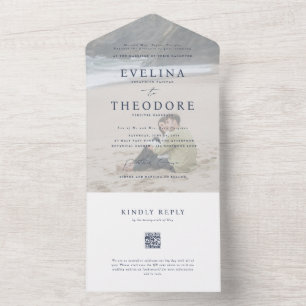 Parker Photo Seal and Send Wedding Invitation
