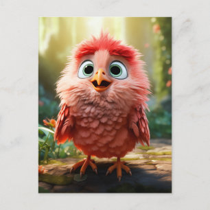 Parker - The Red Cardinal Chick Holiday Postcard