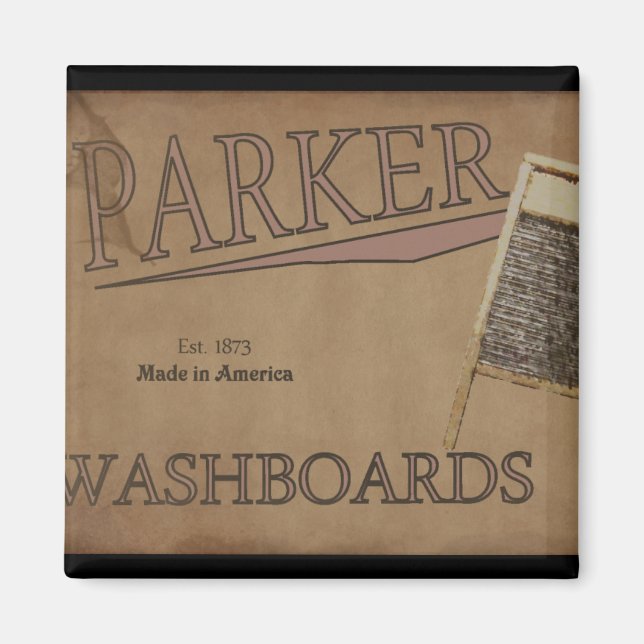 Parker Washboards Magnet (Front)