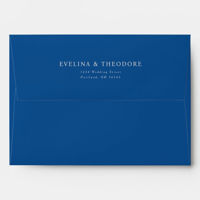 Parker Wedding Pre Addressed Envelope (Back (Top Flap))