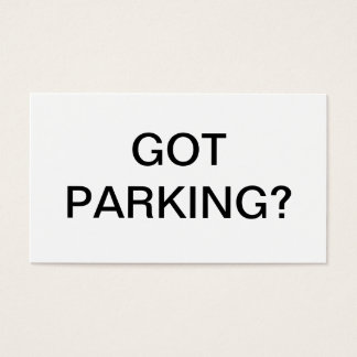 Parking issue
