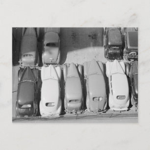 Parking Lot, 1940 Postcard